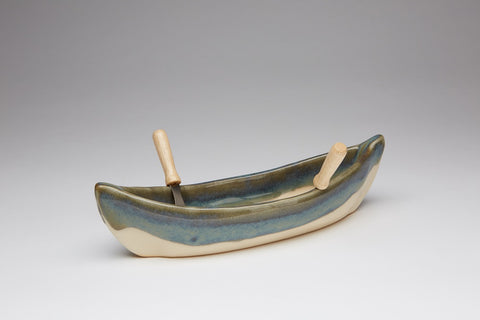 Canoe Dip Pot - Seaside Green
