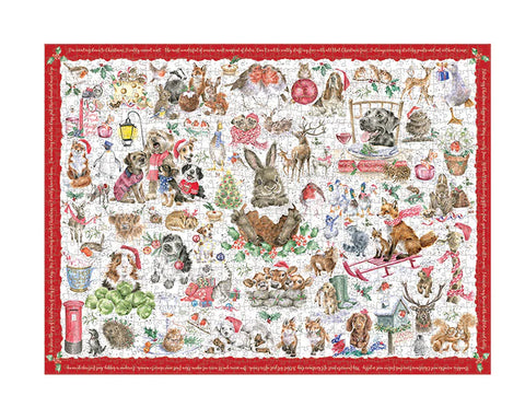 Puzzle - XMAS - Country Set Christmas - 1000 Pieces