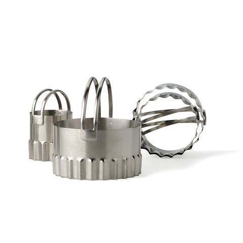 Rippled Biscuit Cutter Set