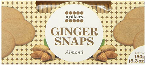 Nyakers Almond Ginger Snaps 150g