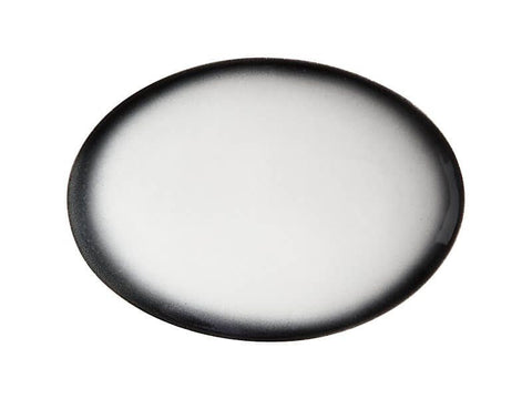 Oval Plate - Caviar Granite - 30x22cm