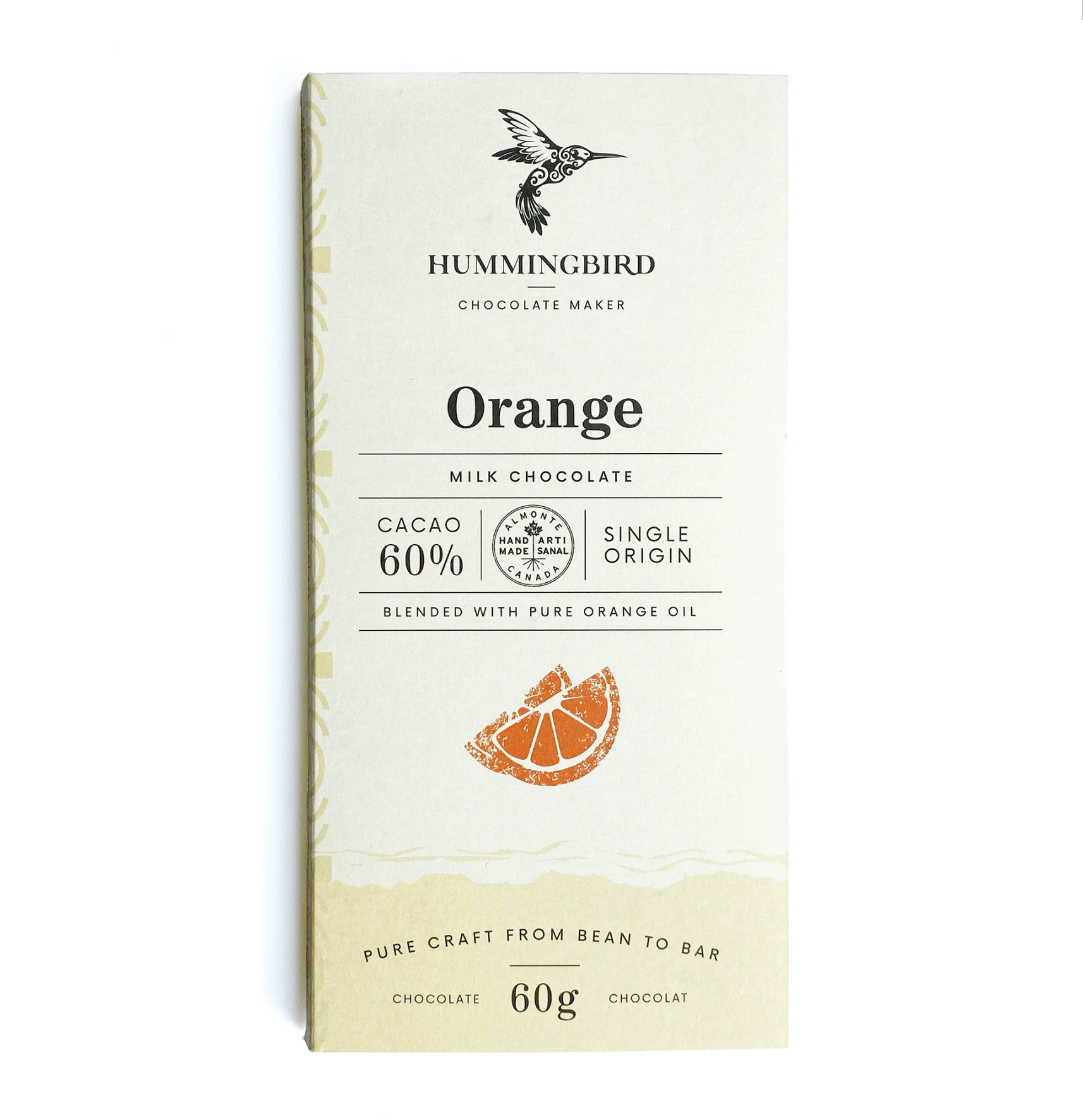 Orange Dark Milk Chocolate Bar – 60g
