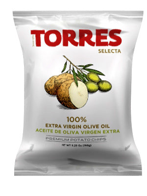 Torres Selecta - Premium Potato Chips - Extra Virgin Olive Oil - 150 g