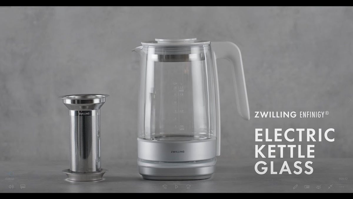 Zwilling - Enfinigy Glass Kettle - Silver