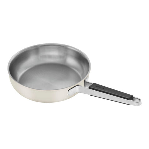 Frying Pan - Breakfast In Bed Ivory - Stainless Steel - 3 Ply - 9.5"