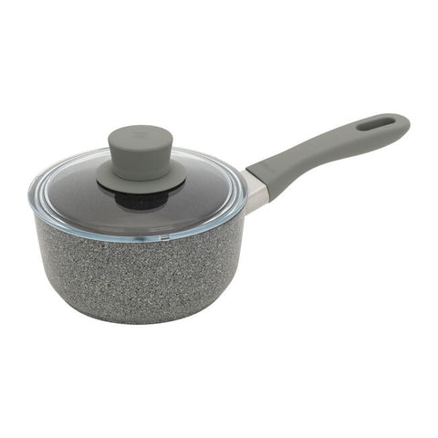 Saucepan - Parma Plus Aluminum Round With Lid - Grey - 1.5QT