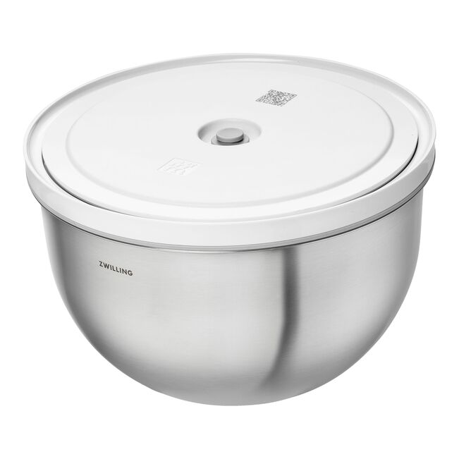 Vacuum Bowl - Large - Stainless Steel - Silver - 24 cm/5.81QT