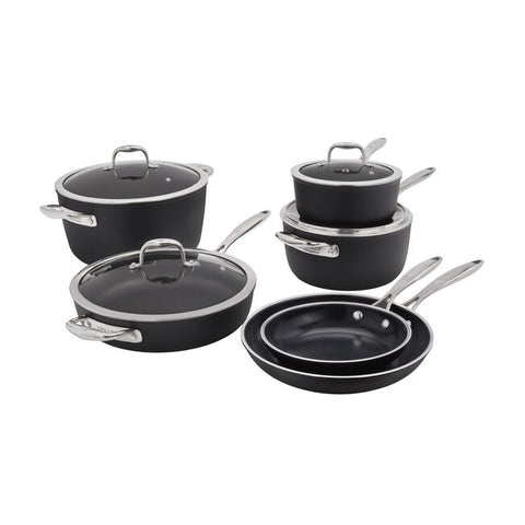 Cookware Set - 10 Piece - Aluminum/Ceramic/Titanium