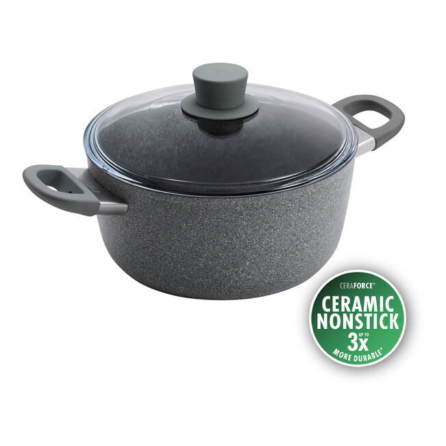 Parma Plus Stew Pot with Lid - 4.8QT/24cm