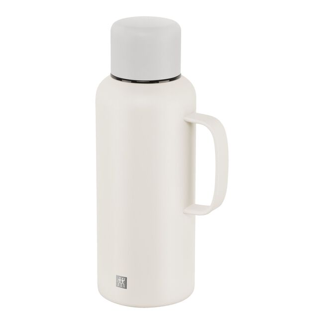 Vacuum Bottle - Thermo Plus - Stainless Steel - Cream - 1.2 L