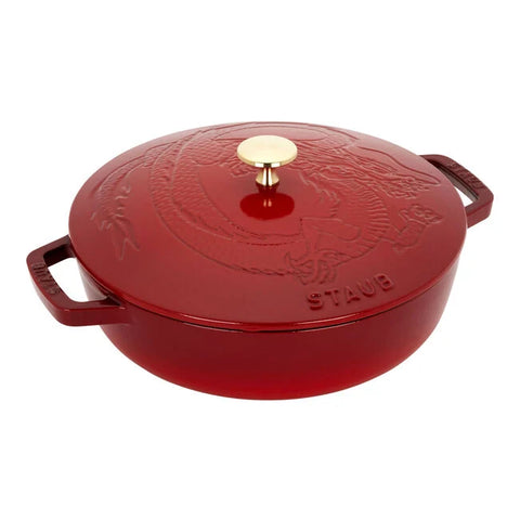Braiser - Dragon Lid - Cherry - 2.5QT