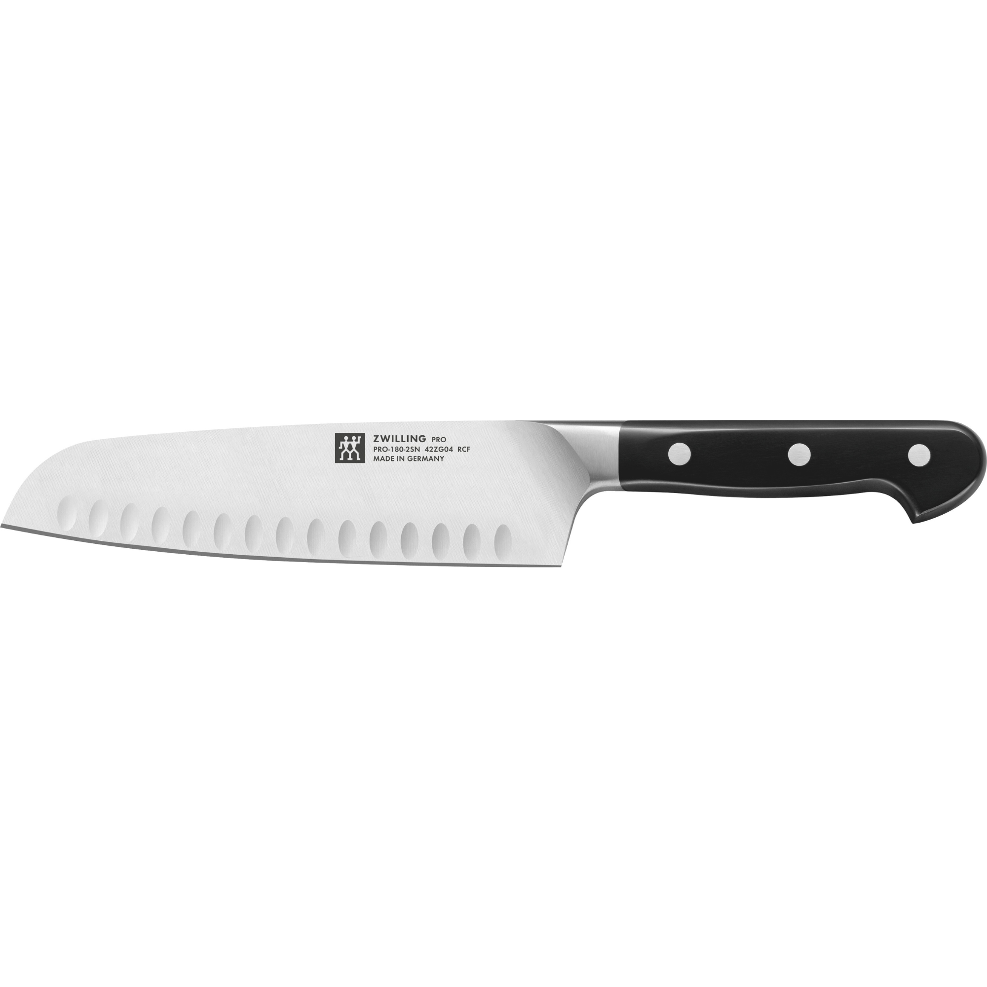 Pro Hollow Edge Santoku Knife -  7"