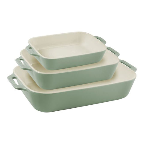 Rectangular Baking Dish Set - Eucalyptus - 3 Piece