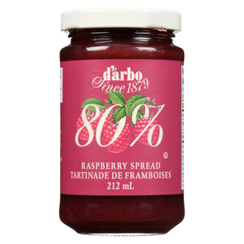 Fruit Spread - Raspberry - 80% - 212 mL