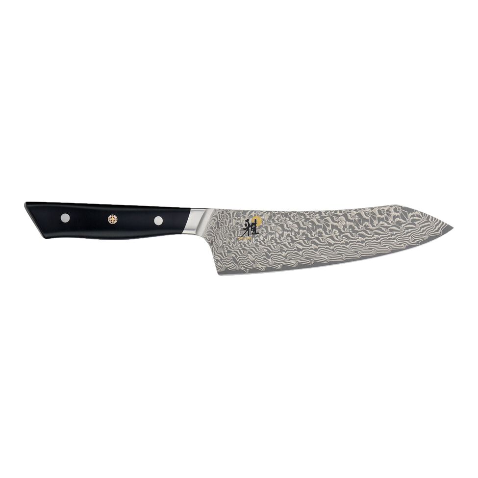 Hibana 800DP Rocking Santoku Knife - 7"