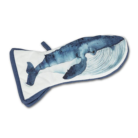 Abbott - Oven Mitt - Whale - White