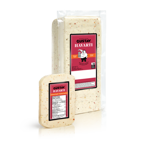 Monsieur Gustav - Tomato Basil Havarti - (150g - 175g)