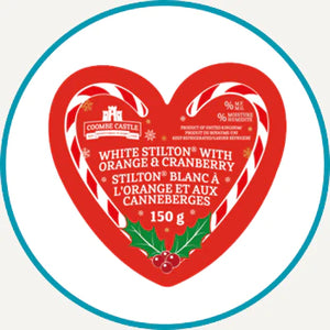 White Stilton Cheese with Orange & Cranberry - 150gr