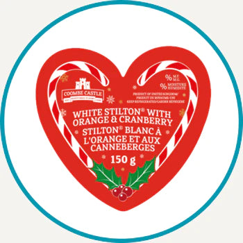 White Stilton Cheese with Orange & Cranberry - 150gr