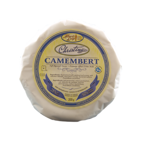 Camembert - Christina - Pasteurized Cow, Vegetarian