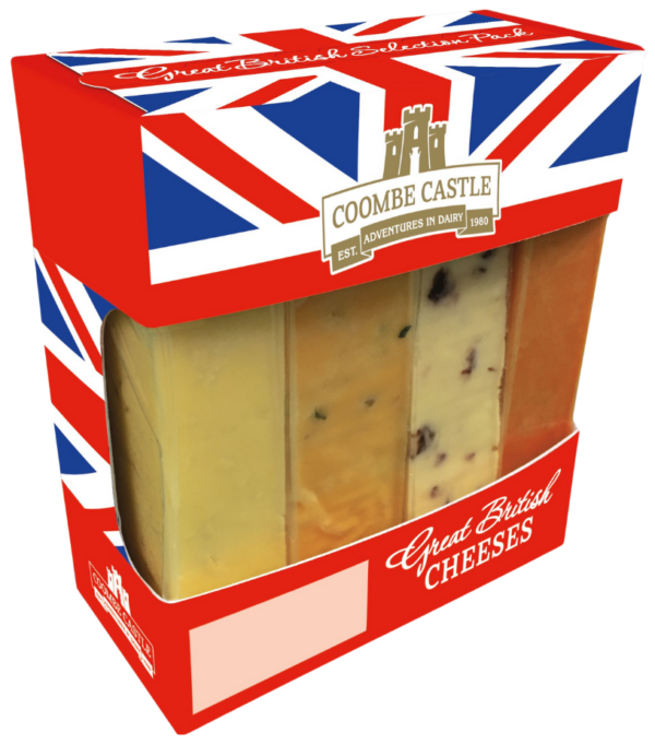 Coombe Castle - Great British Cheese Box - Four Selections - 320g