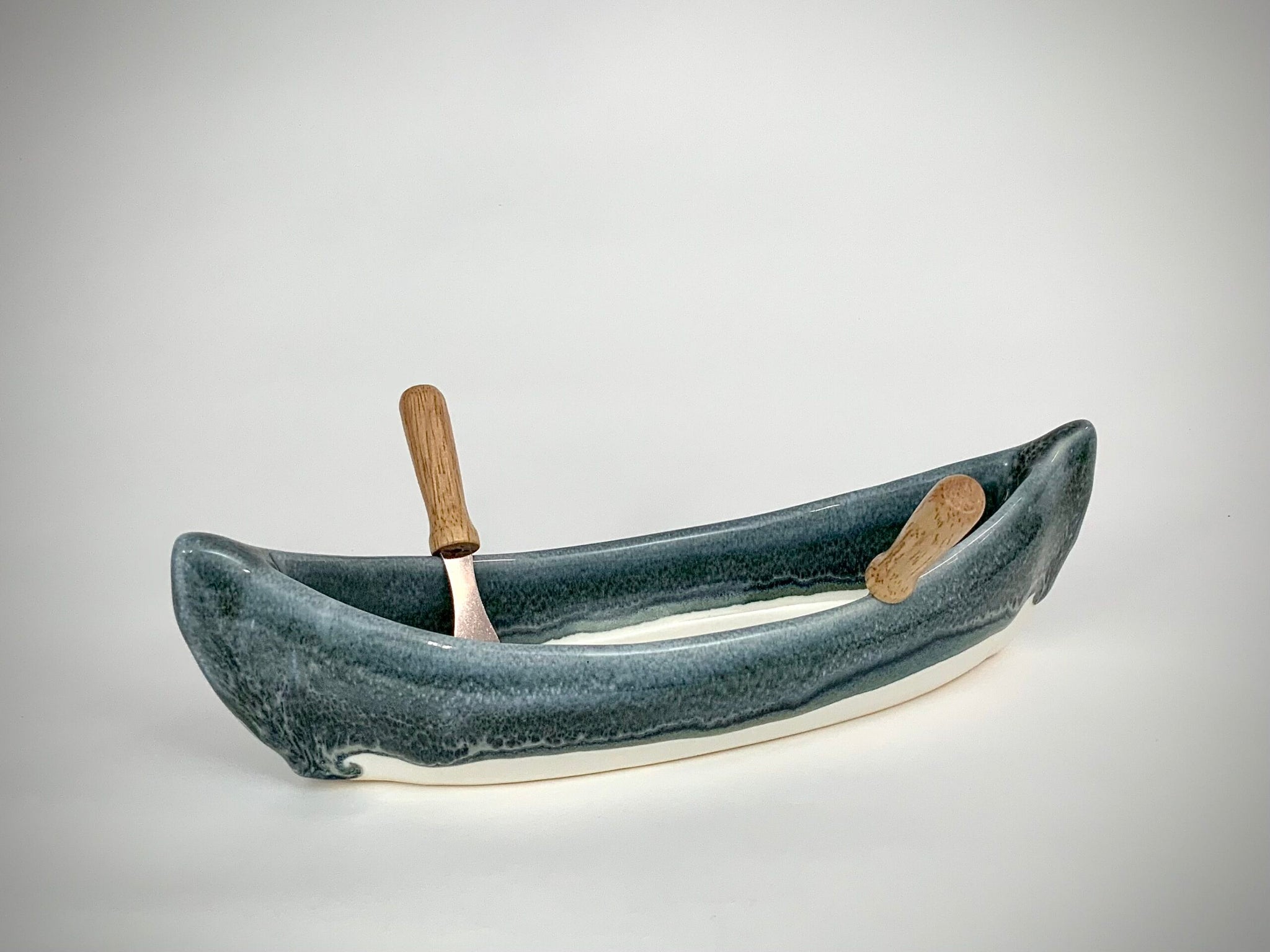 Canoe Dip Pot - Glacier