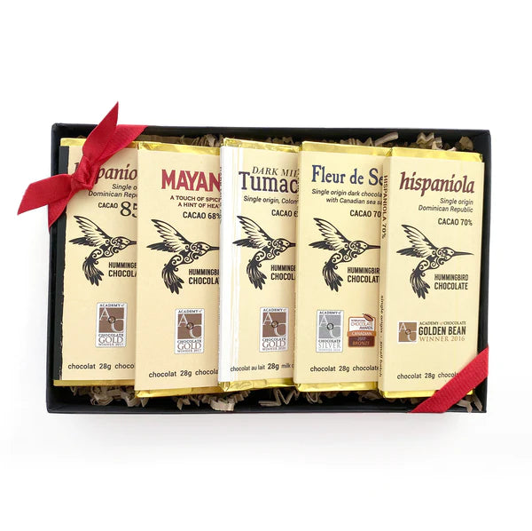 Hummingbird Chocolate - Chocolate Bar - Sample Pack – 5 Bars
