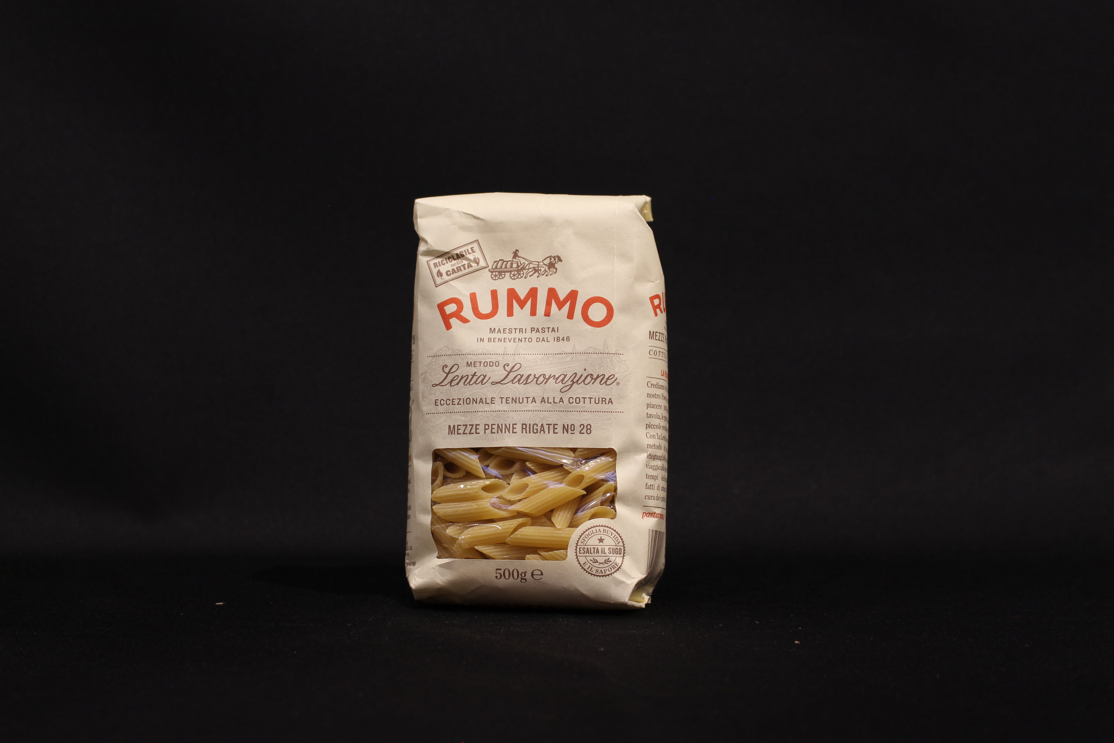 Rummo Pasta - Mezze Penne Rigate 500g