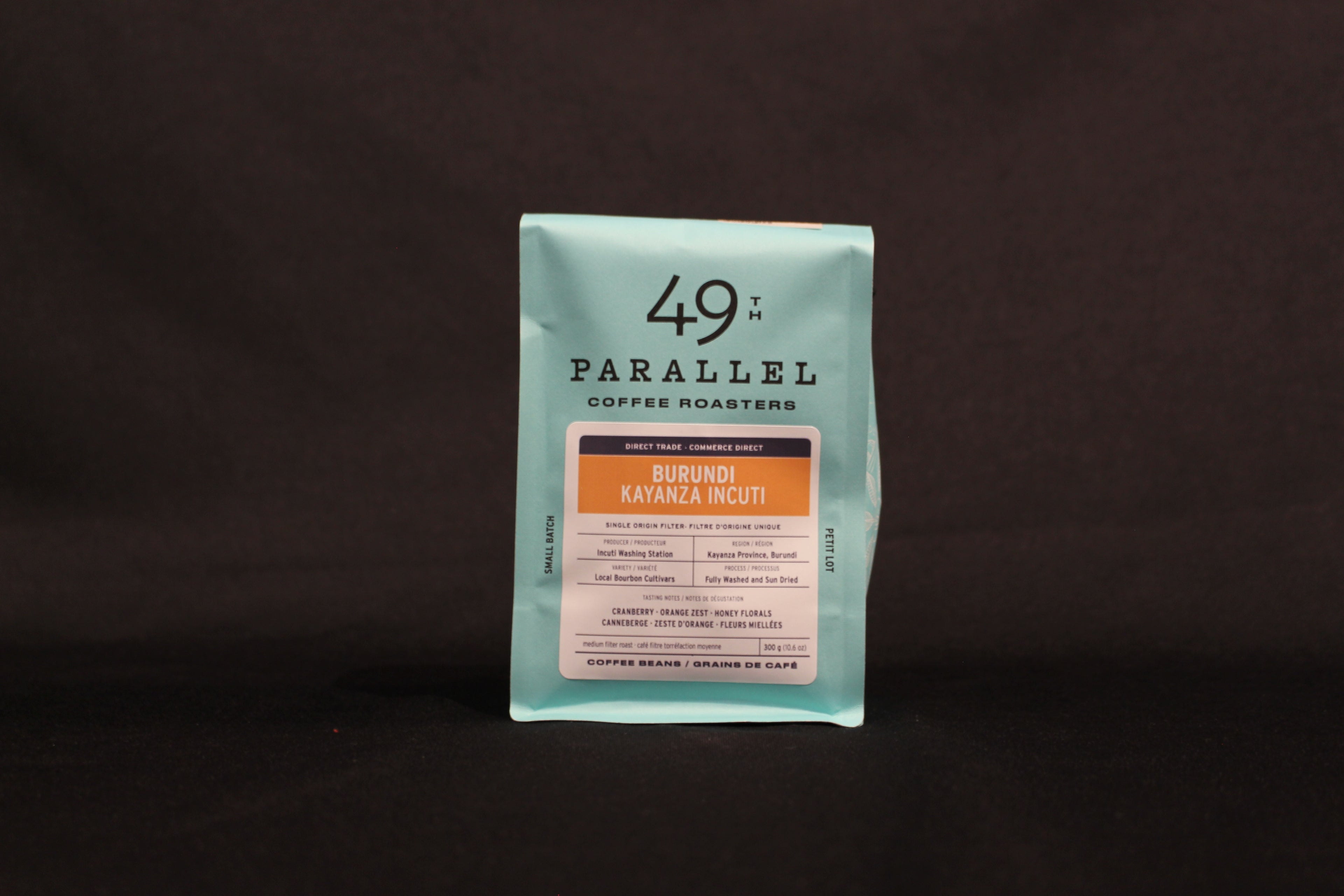 49th Parallel Burundi Kayanza Incuti - Medium Roast -10.6oz