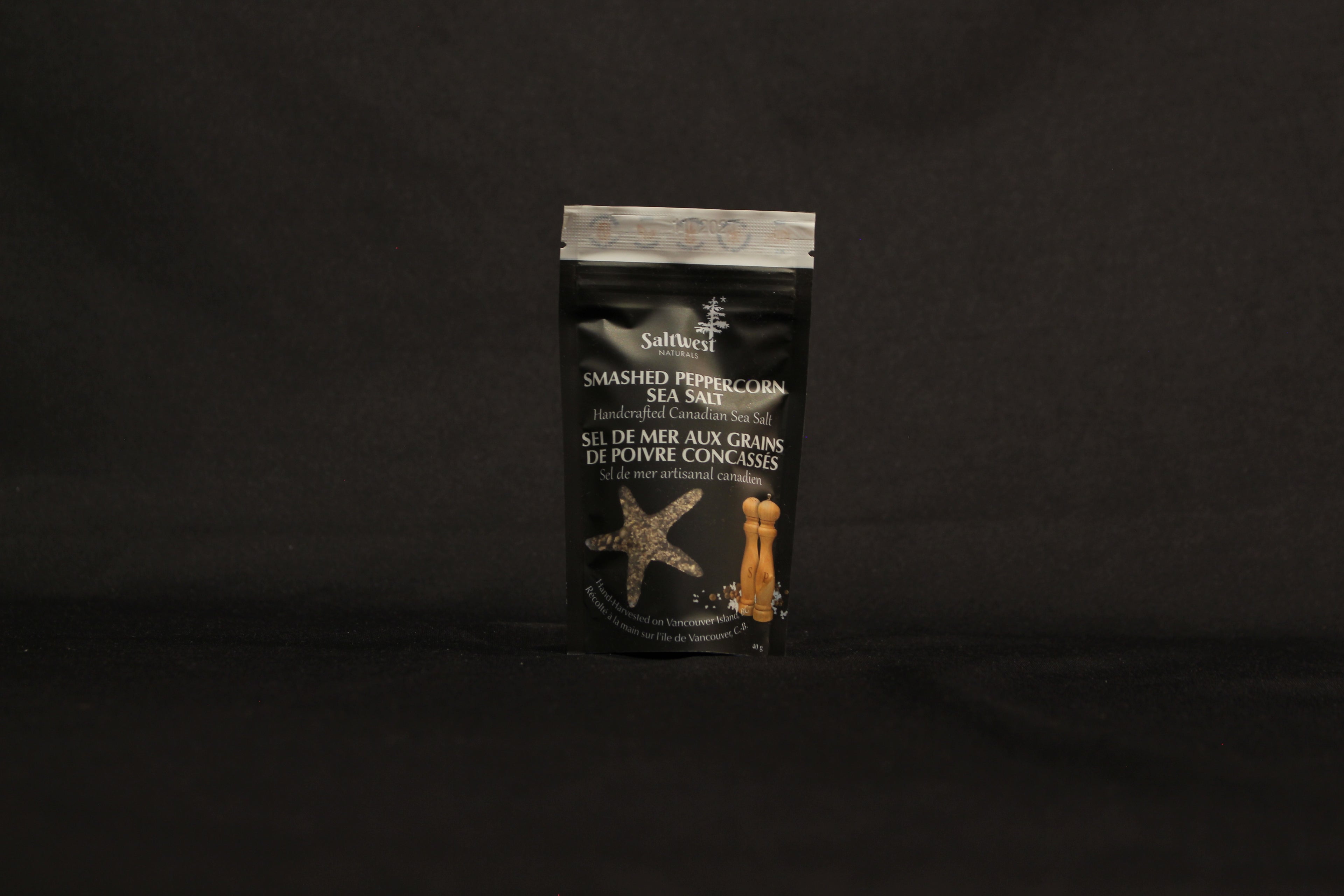 Smashed Peppercorn Sea Salt