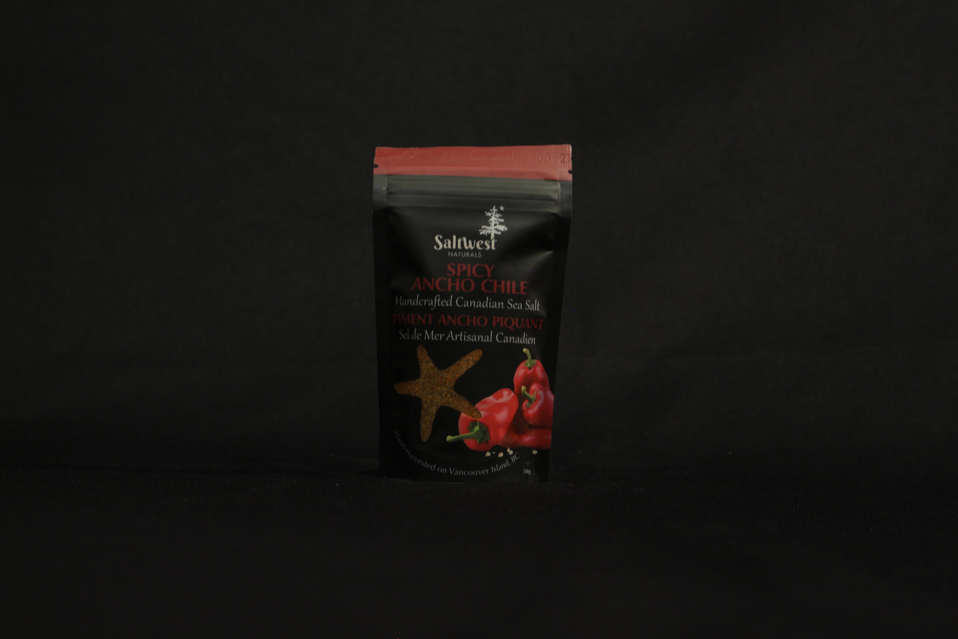 Spicy Ancho Chile Sea Salt