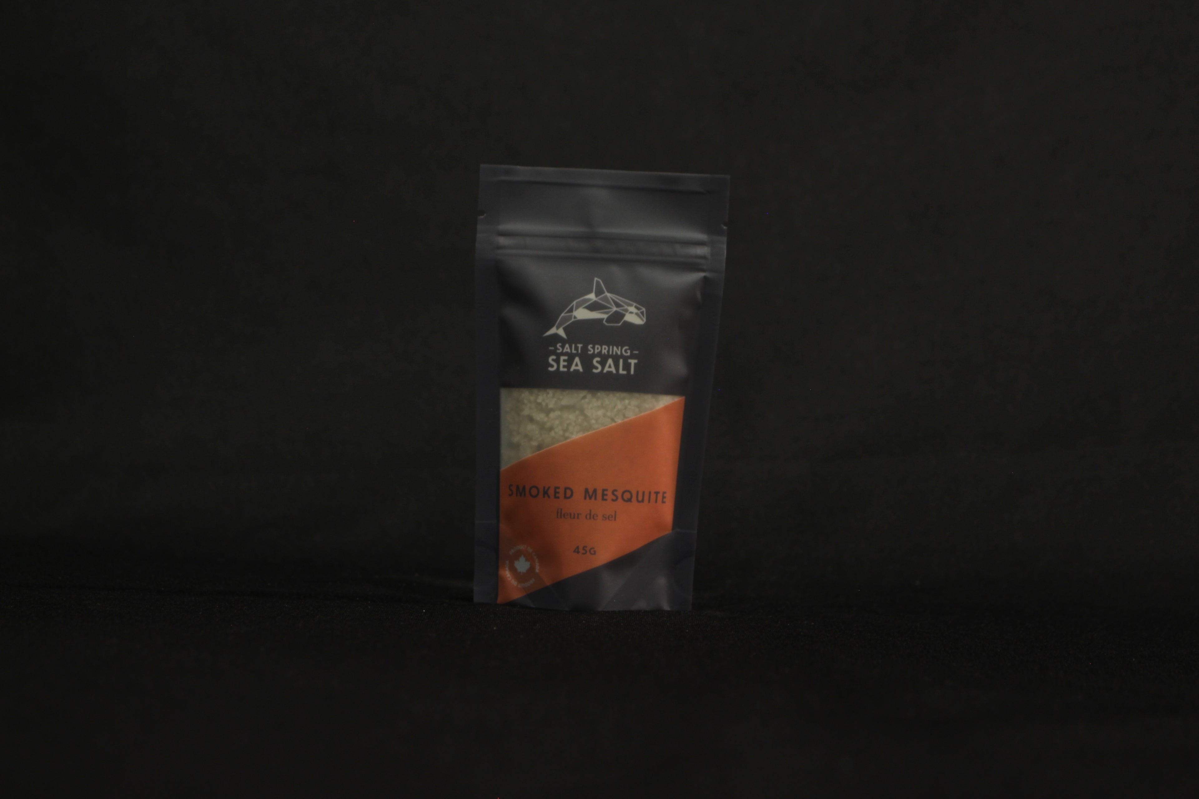 Salt Spring Sea Salt -Fleur De Sel - Smoked Mesquite 45gr