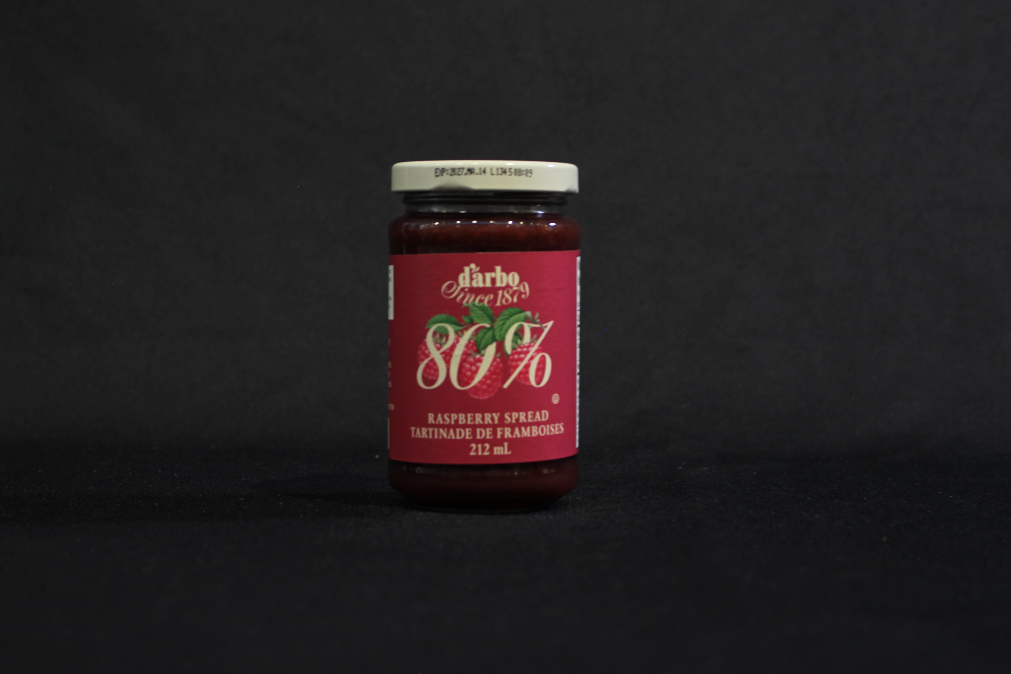 Fruit Spread - Raspberry - 80% - 212 mL