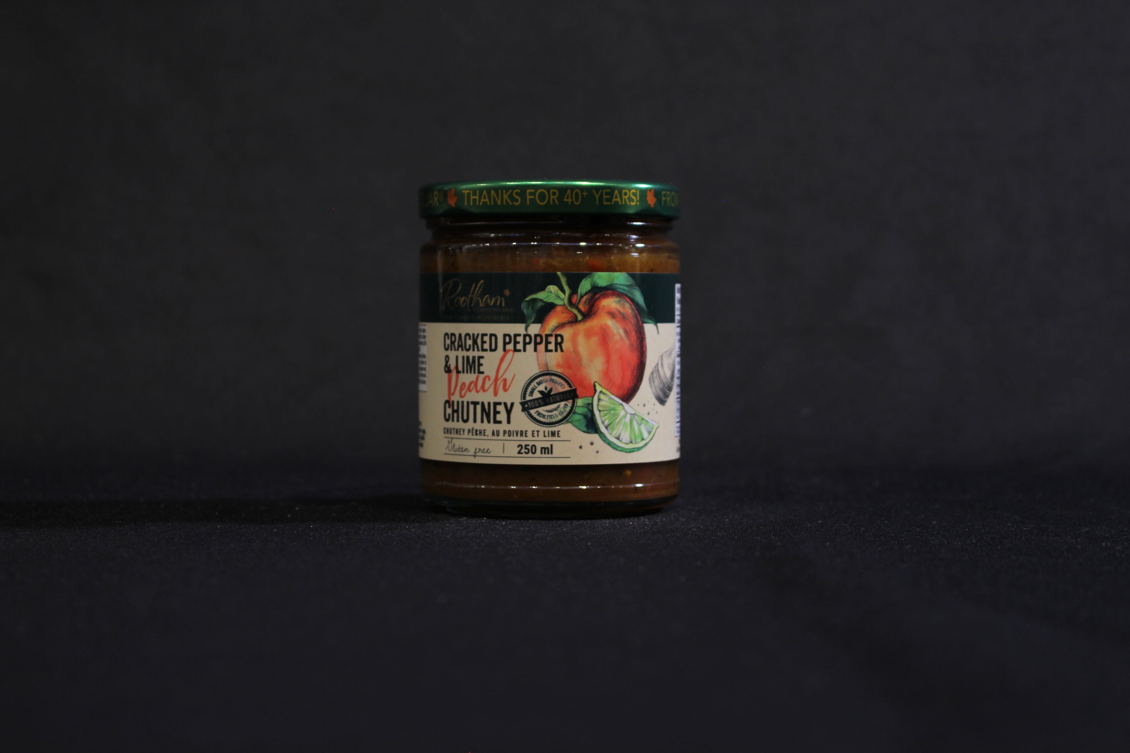 Rootham Chutney - Cracked Pepper, Lime, and Peach