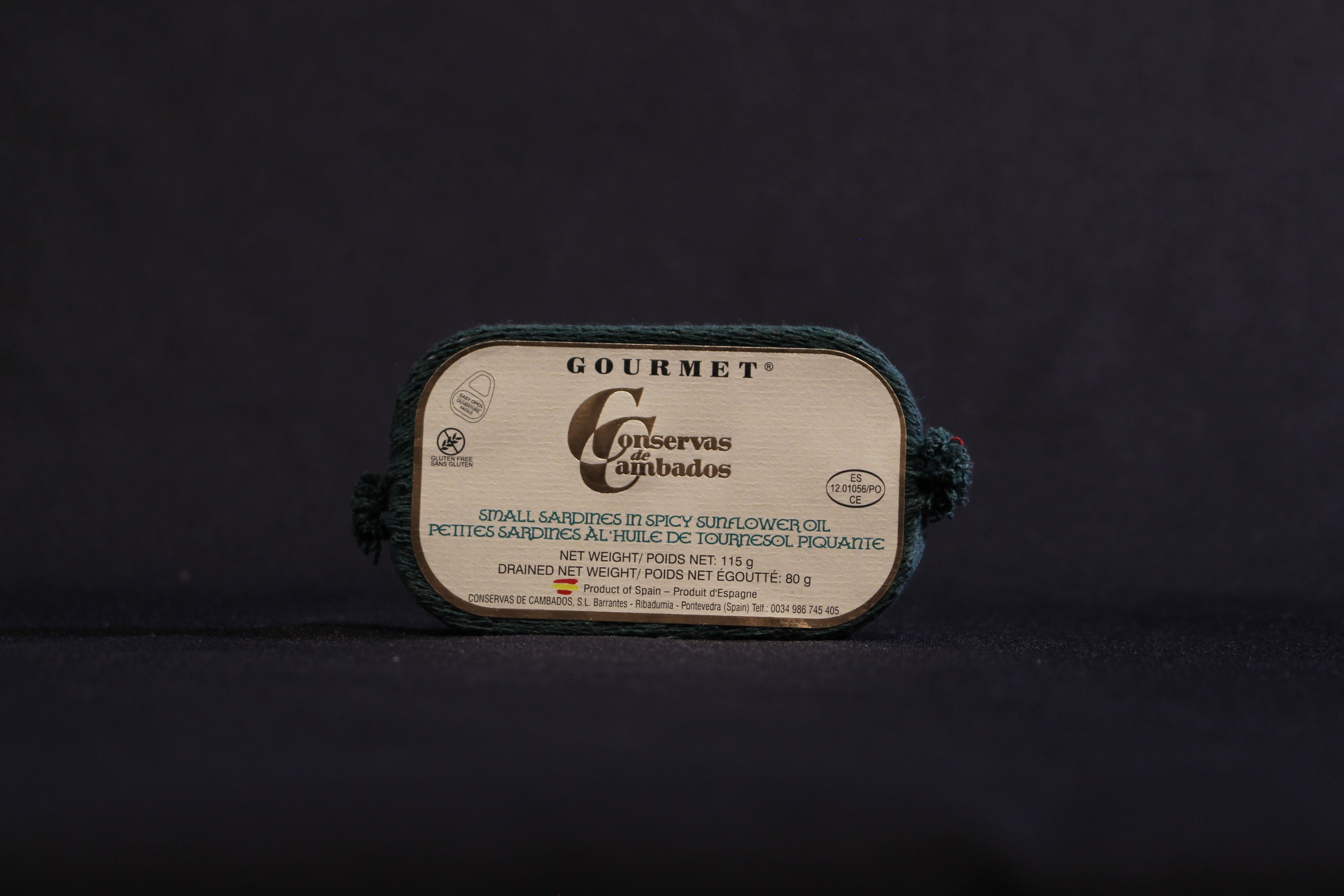 Cambados Small Sardines in Spicy Sunflower Oil 115g