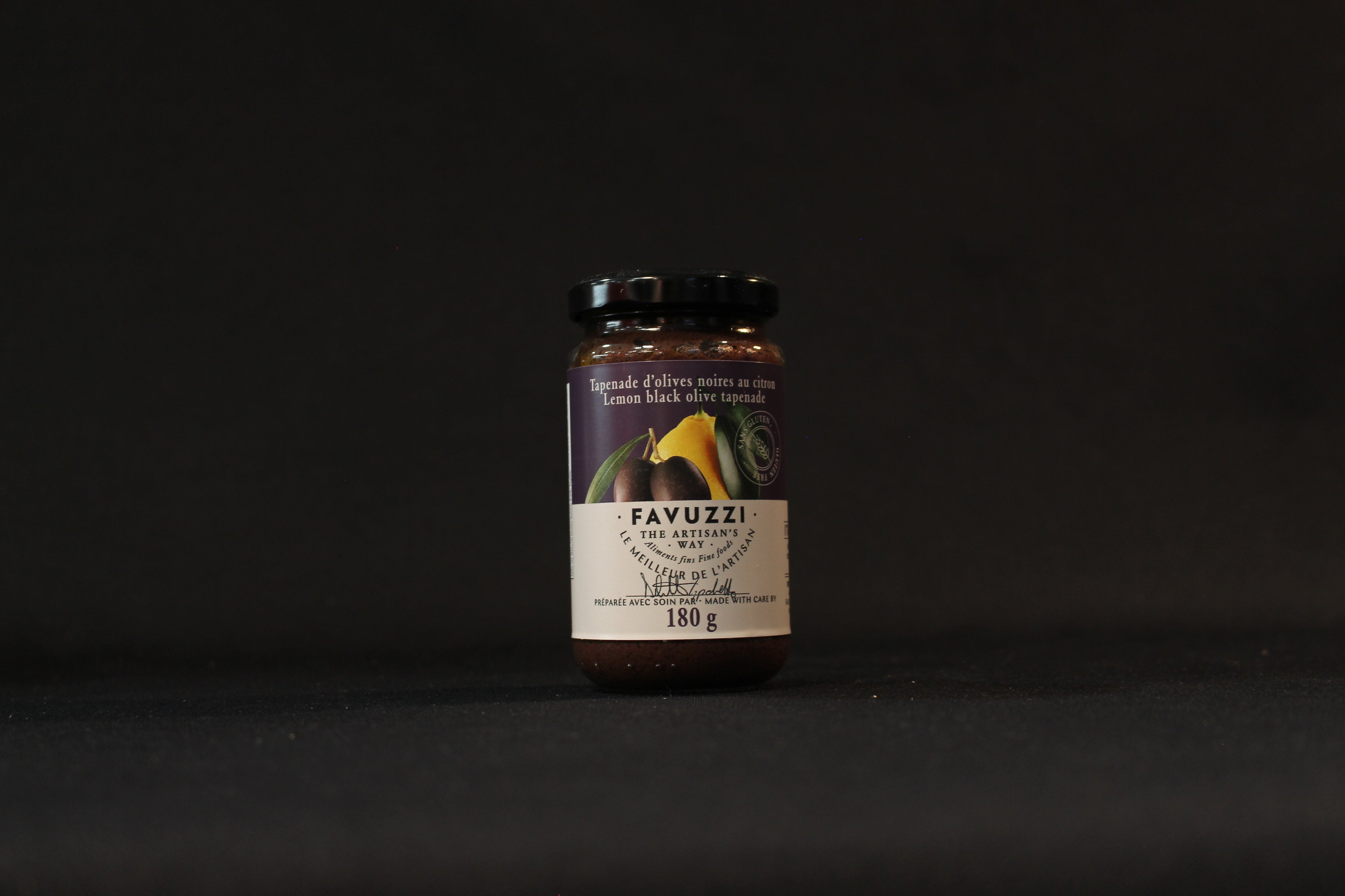 Lemon Black Olive Tapenade