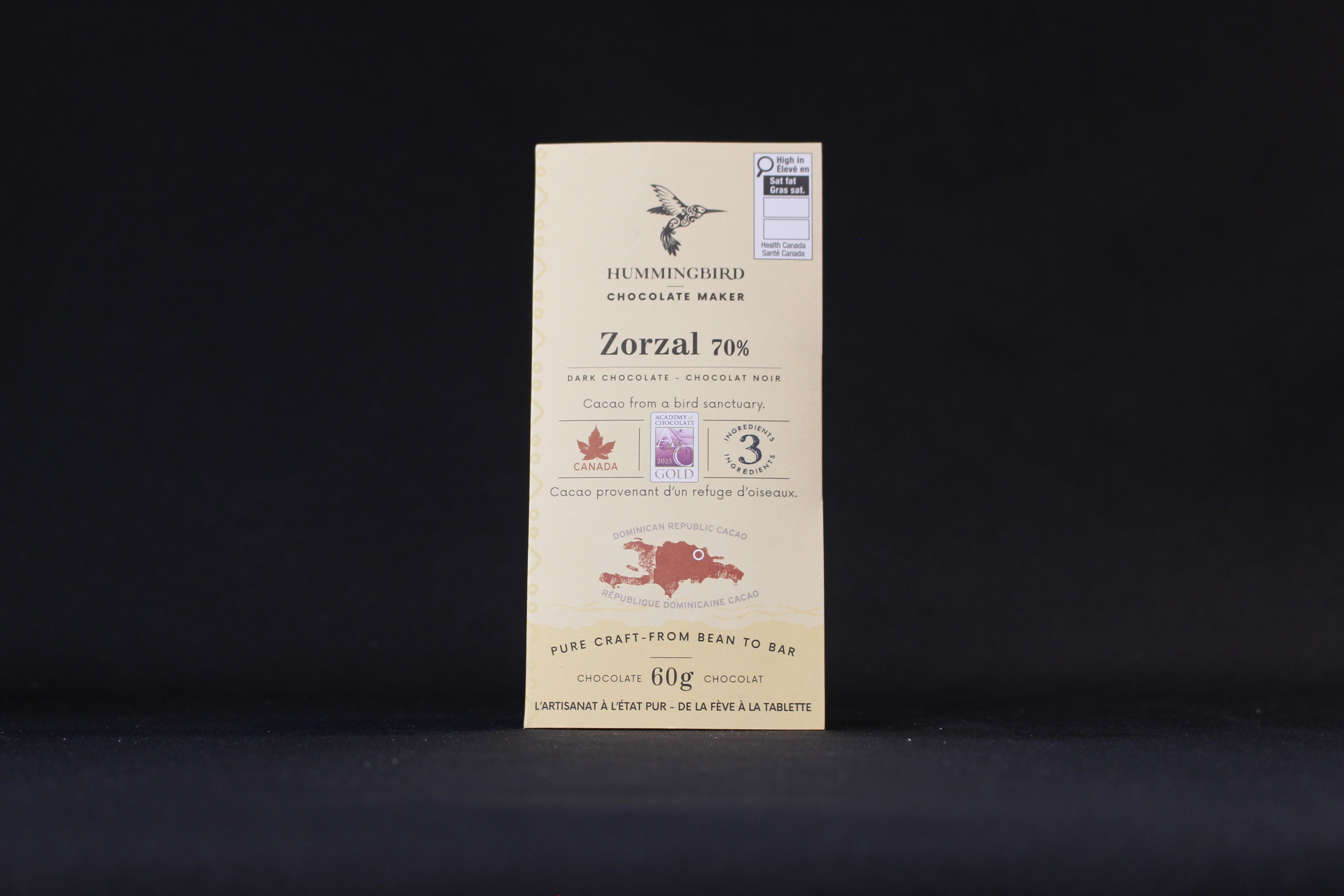 Zorzal 70% Dark Chocolate Bar