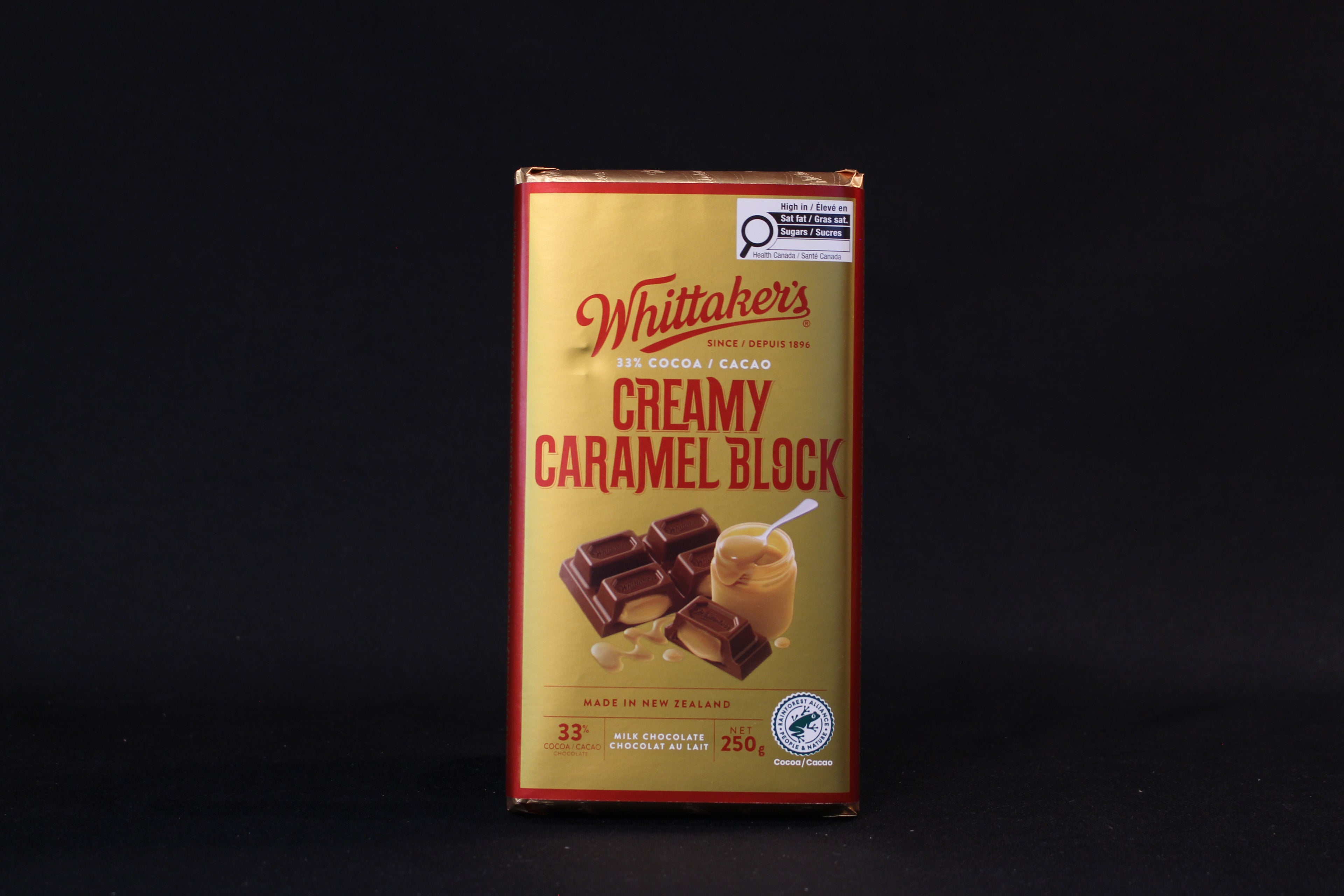 Creamy Caramel Block Chocolate Bar