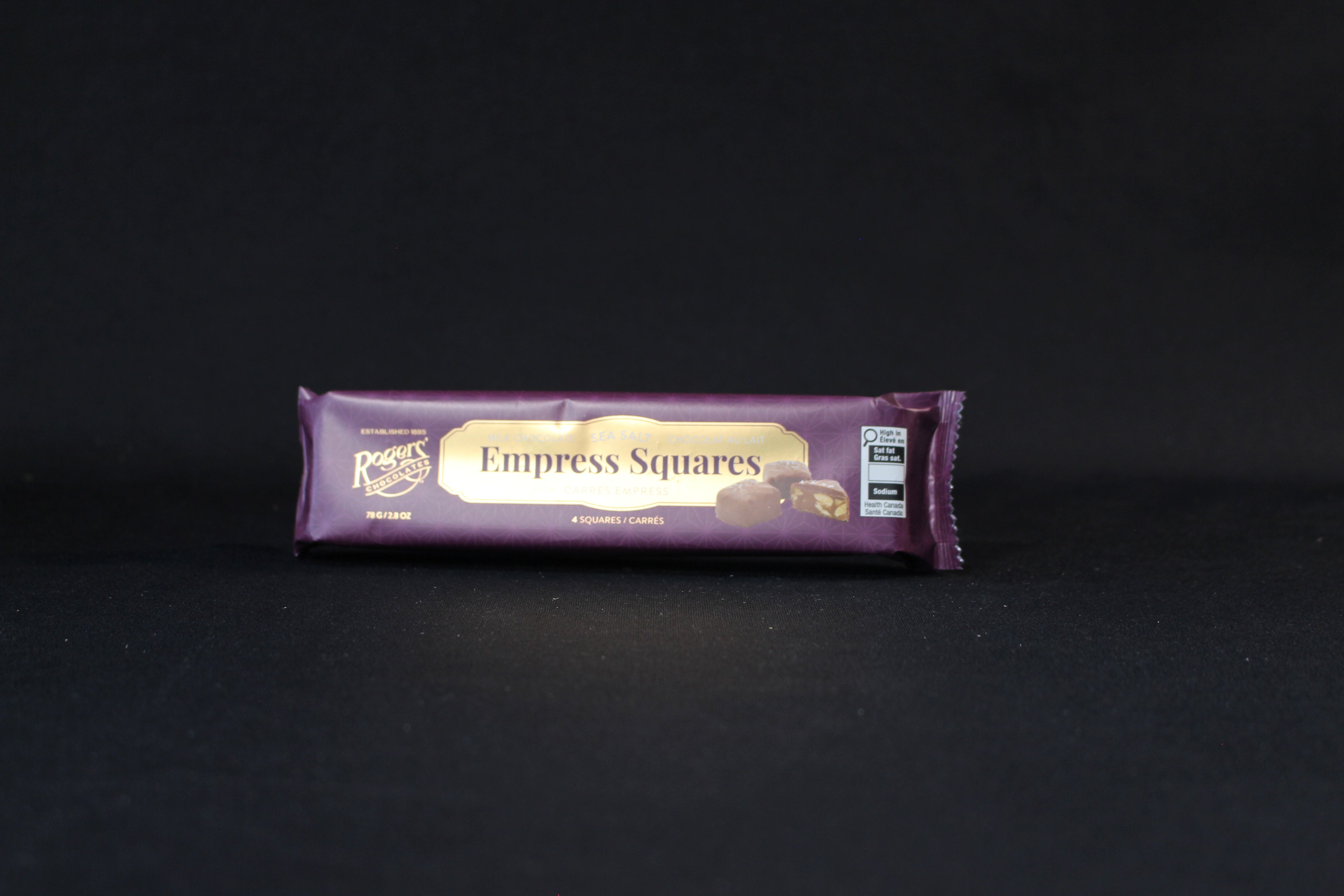 Sea Salt Milk Chocolate Empress Squares