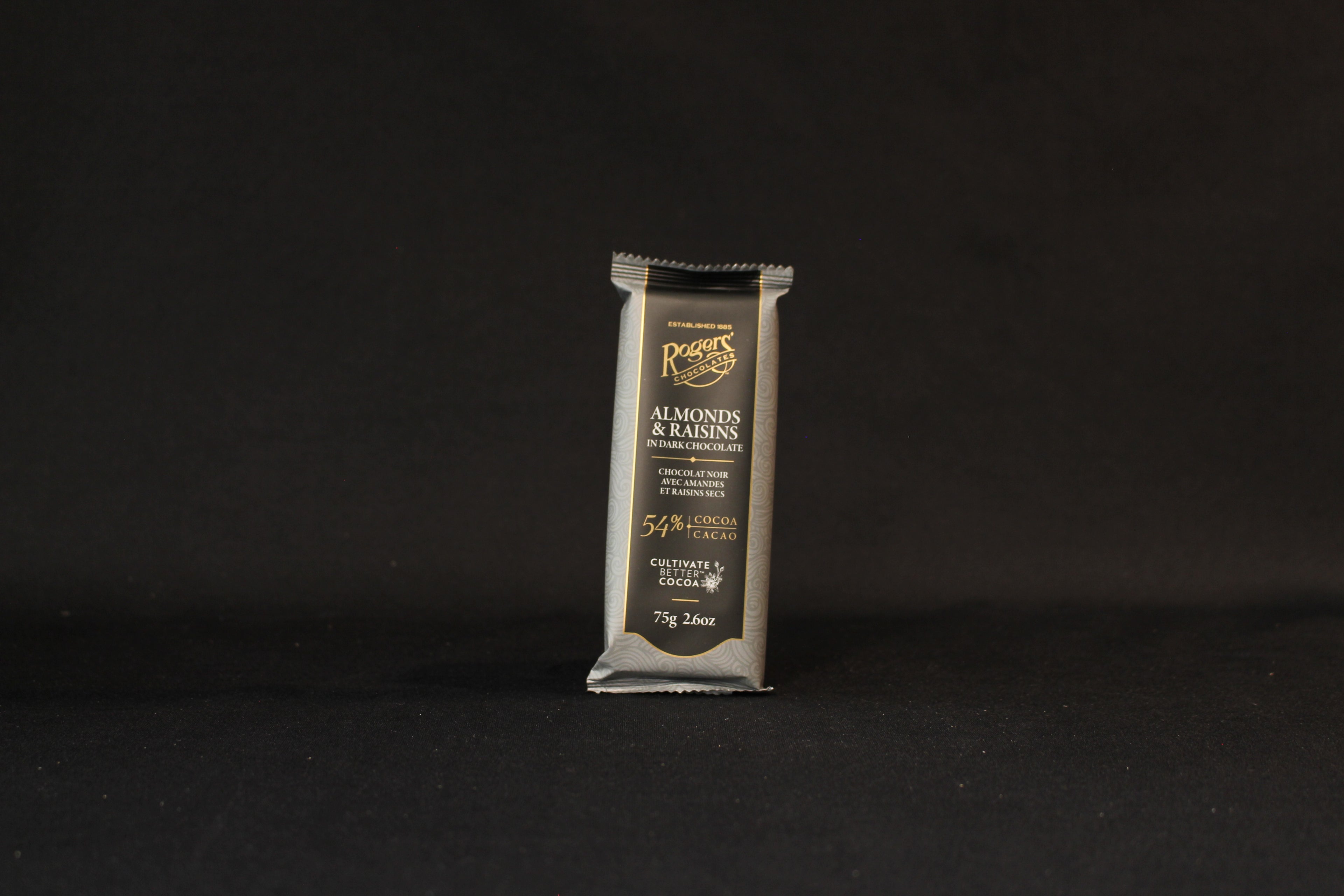 Almonds & Raisins Dark Chocolate Bar