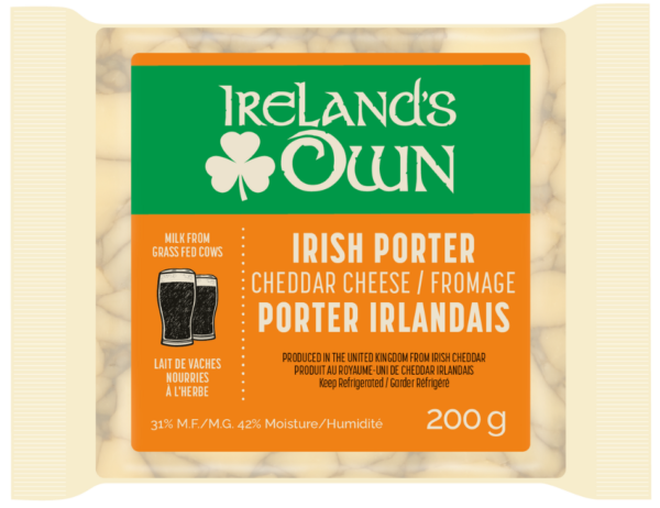 Irish Porter Cheddar - (150g - 175g)