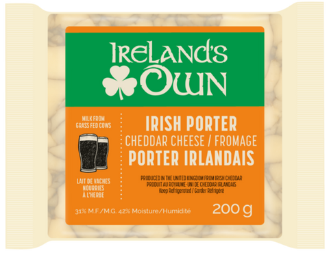 Irish Porter Cheddar - (150g - 175g)