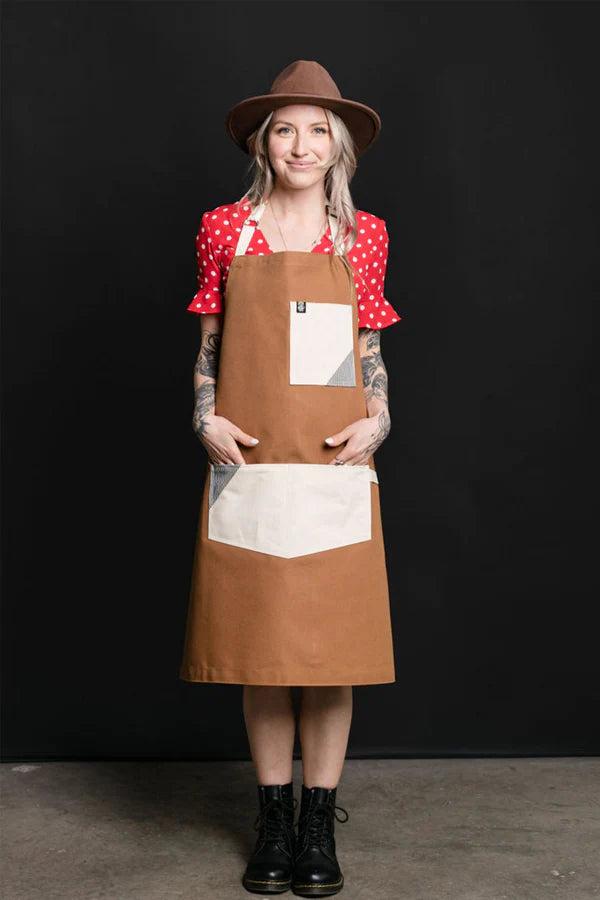 S&R Denim Co. - Apron - Utility - Arbutus Tan & Natural Canvas