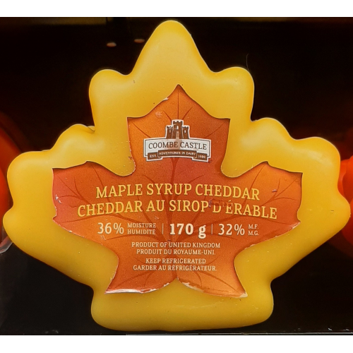 Maple Syrup Cheddar - Yellow Leaf - 170 g