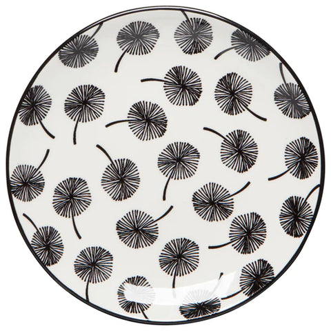 Appetizer Plate - Dandelion Stamped - 6 inch