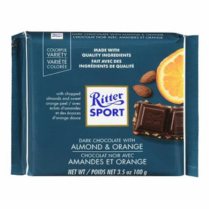 Chocolate Bar - Dark - Almond and Orange - 100g