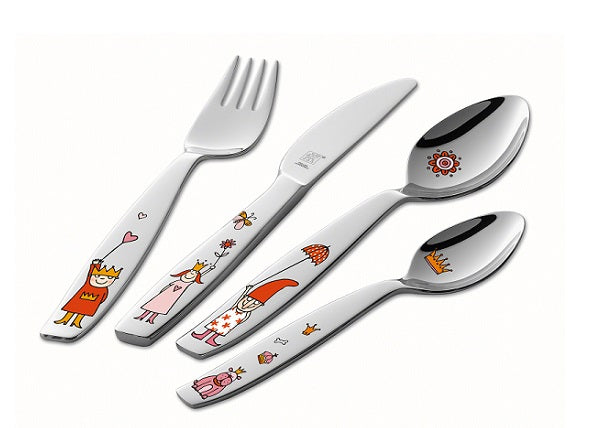 Twin Kids Cutlery Set - 4pc Place Setting (Emilie)
