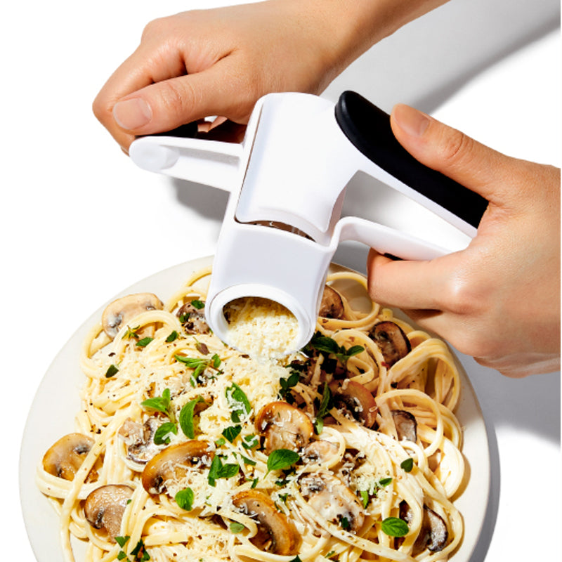 OXO Good Grips - Rotary Cheese Grater - Seal & Store