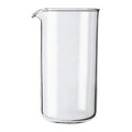 French Press Glass Beaker Replacement With Spout - 12 Cup