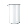 French Press Glass Beaker Replacement With Spout - 3 Cup